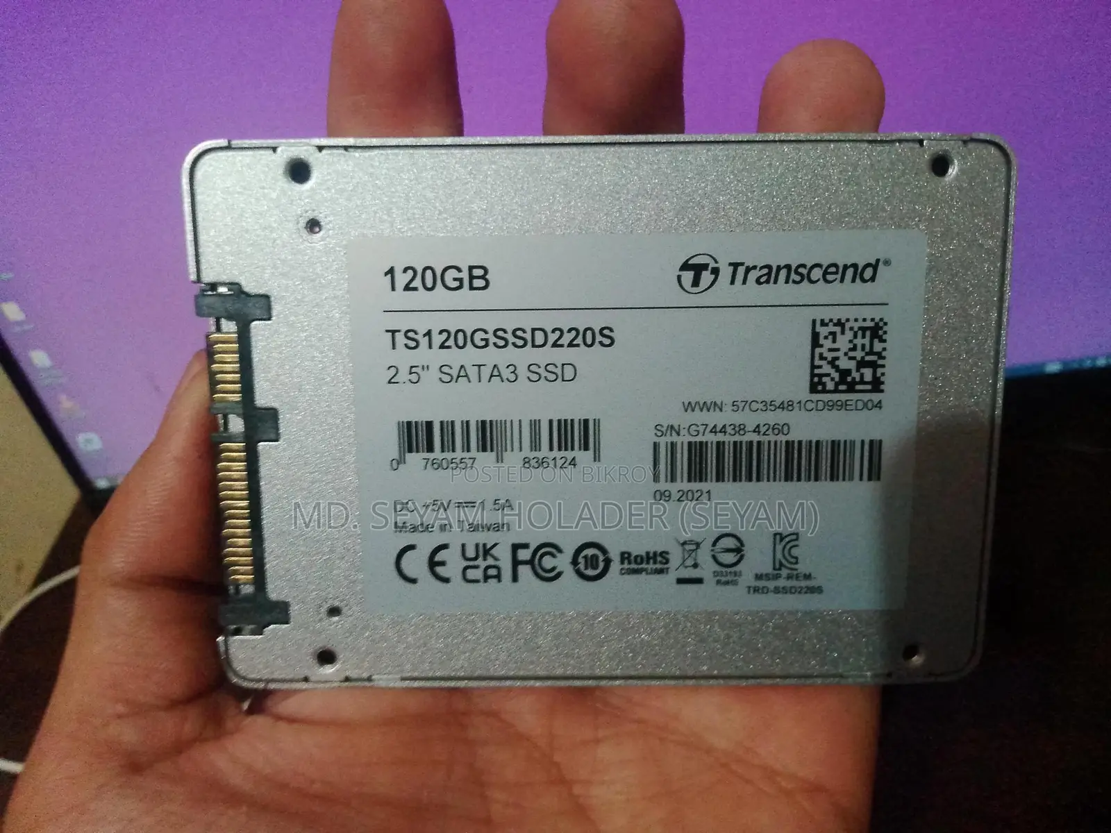 Global Products - 120 GB SSD No Warranty