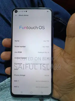 Vivo Y50 8/128 GB (Used)