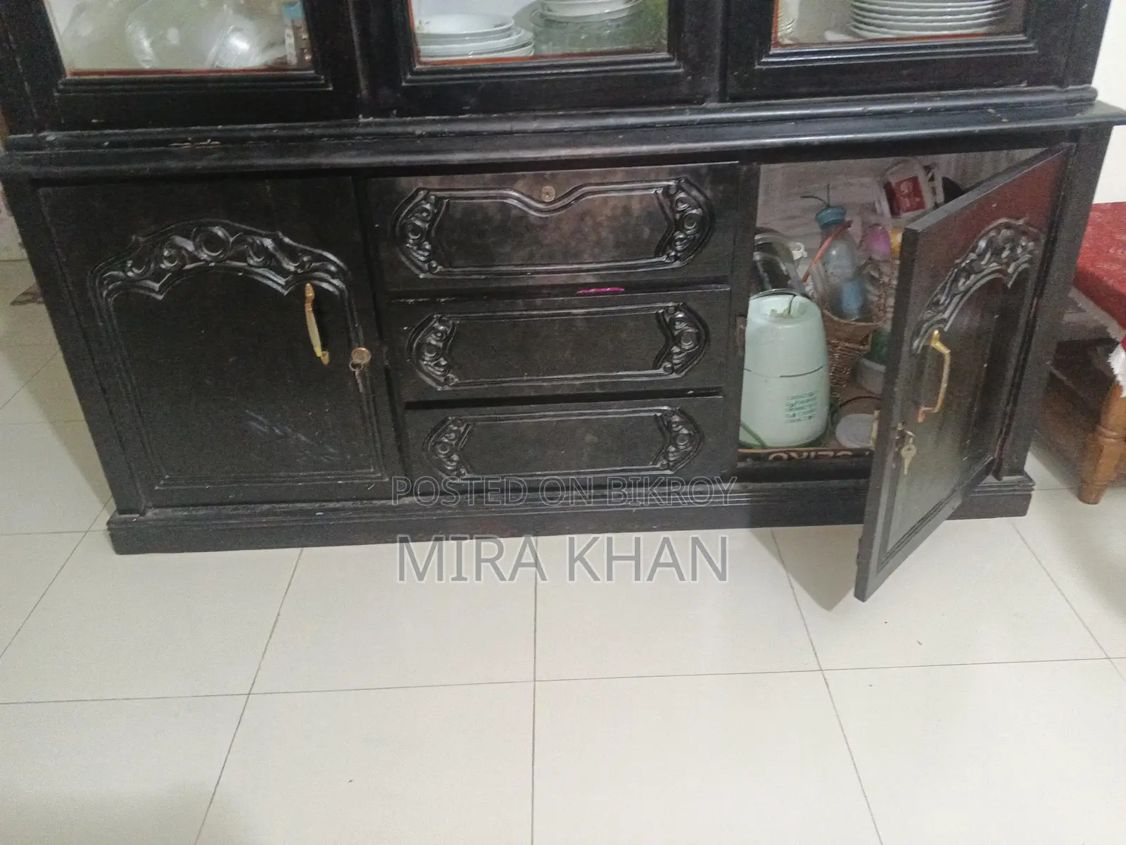 Teak Wood Showcase