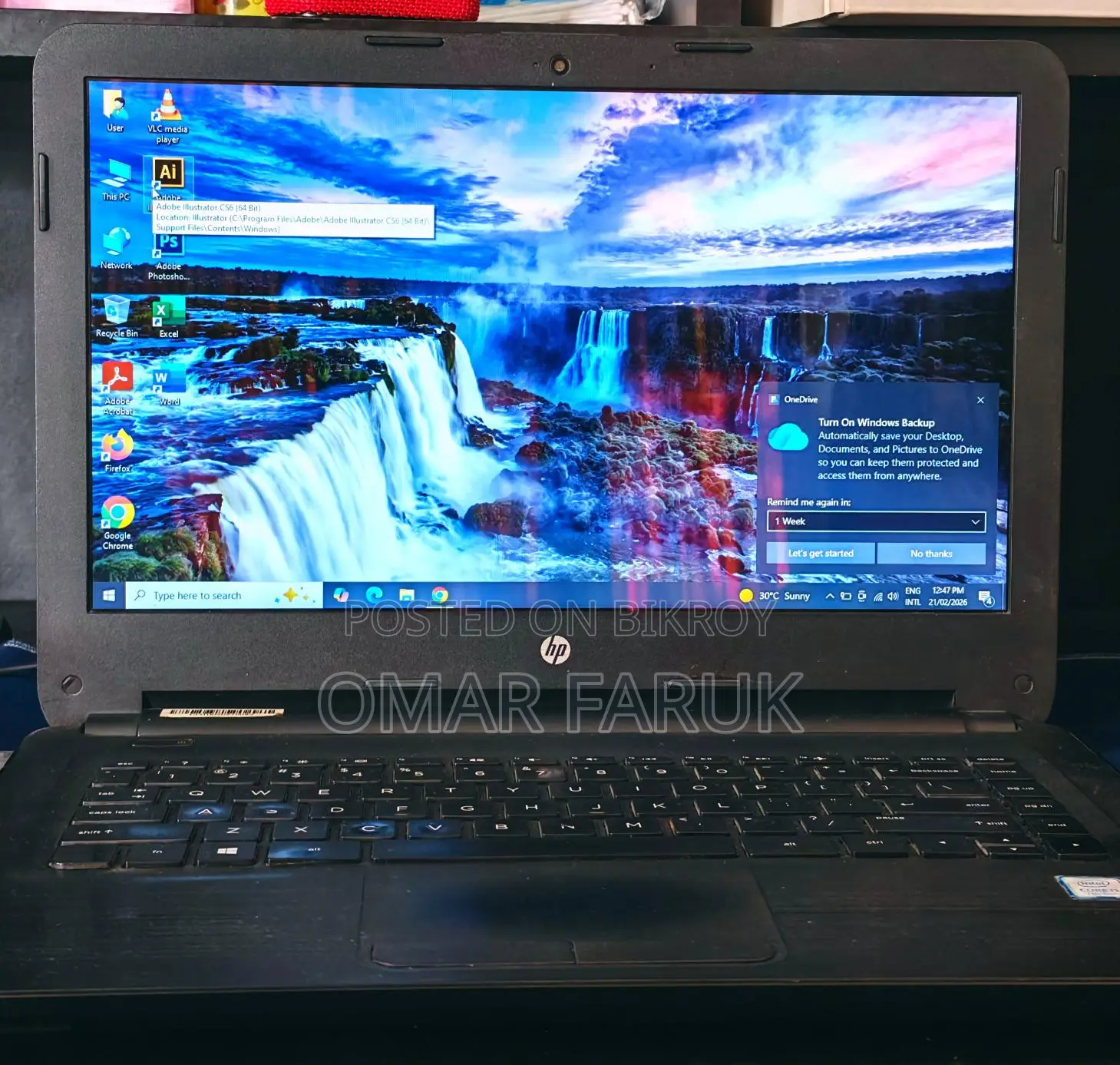 HP Pavilion 3168NGW Core i3 7th Gen (8GB RAM & 256GB SSD) Laptop