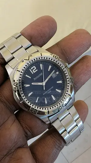 Accurate Steel Watch Blue Dial