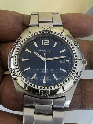 Accurate Steel Watch Blue Dial