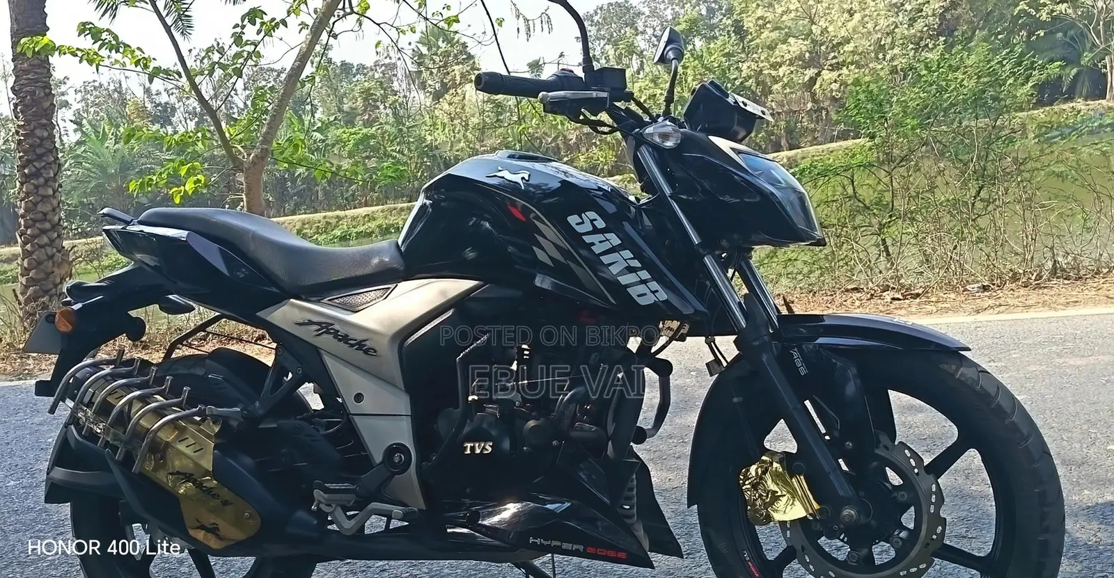 TVS Apache RTR 4v x connect abs 2023