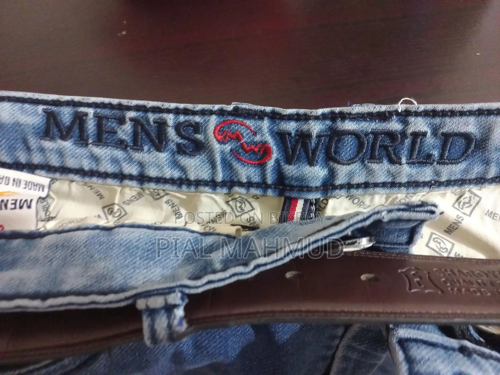 Men's World Denim Jeans Navy Blue Premium