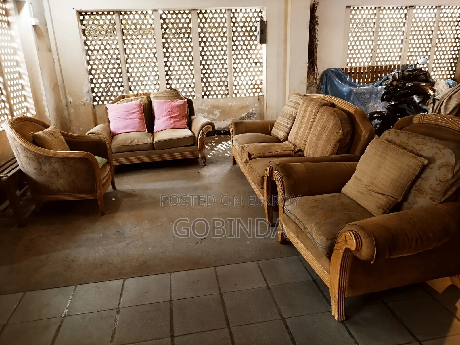 Urgent: Used Sofa Set for Sale
