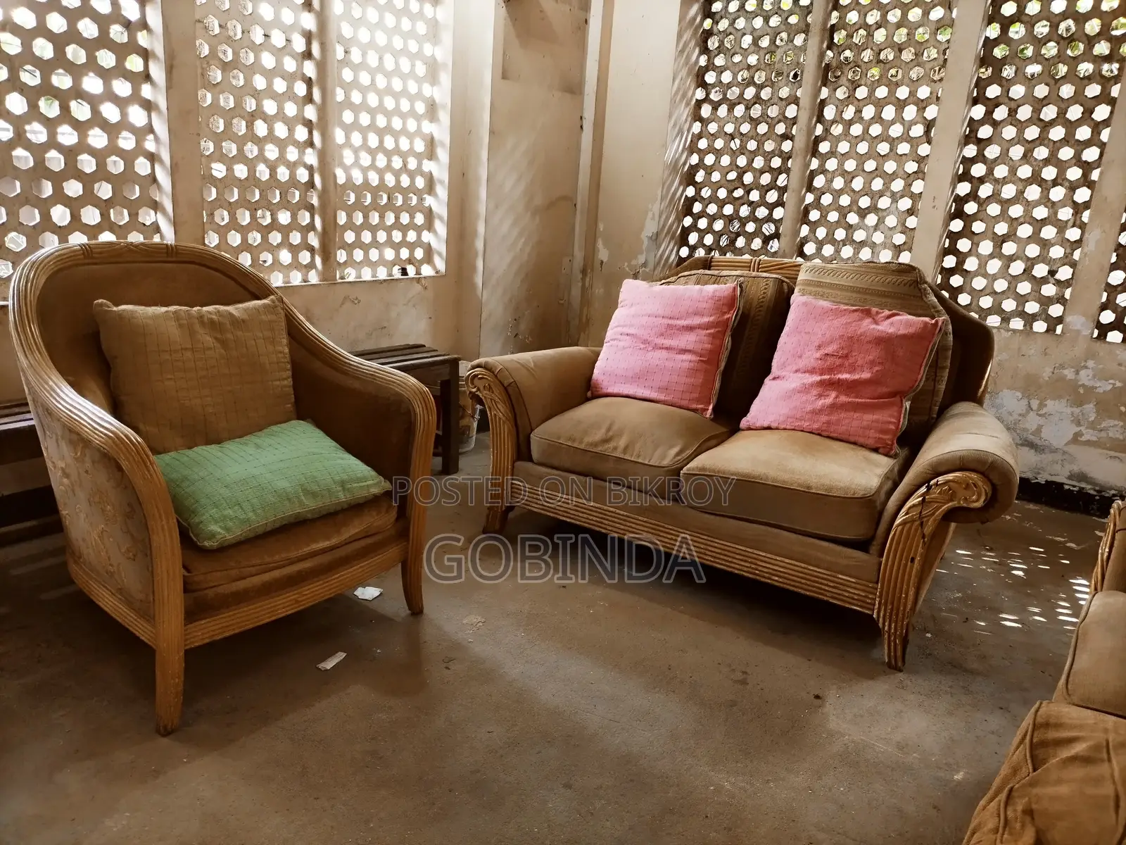 Urgent: Used Sofa Set for Sale