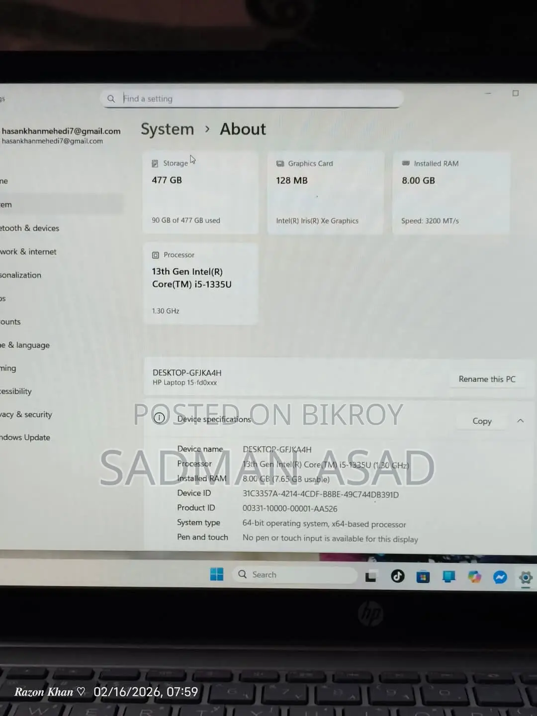 Fresh Condition Laptop Sale