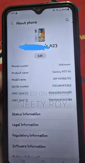 Samsung Galaxy A23 . (Used)