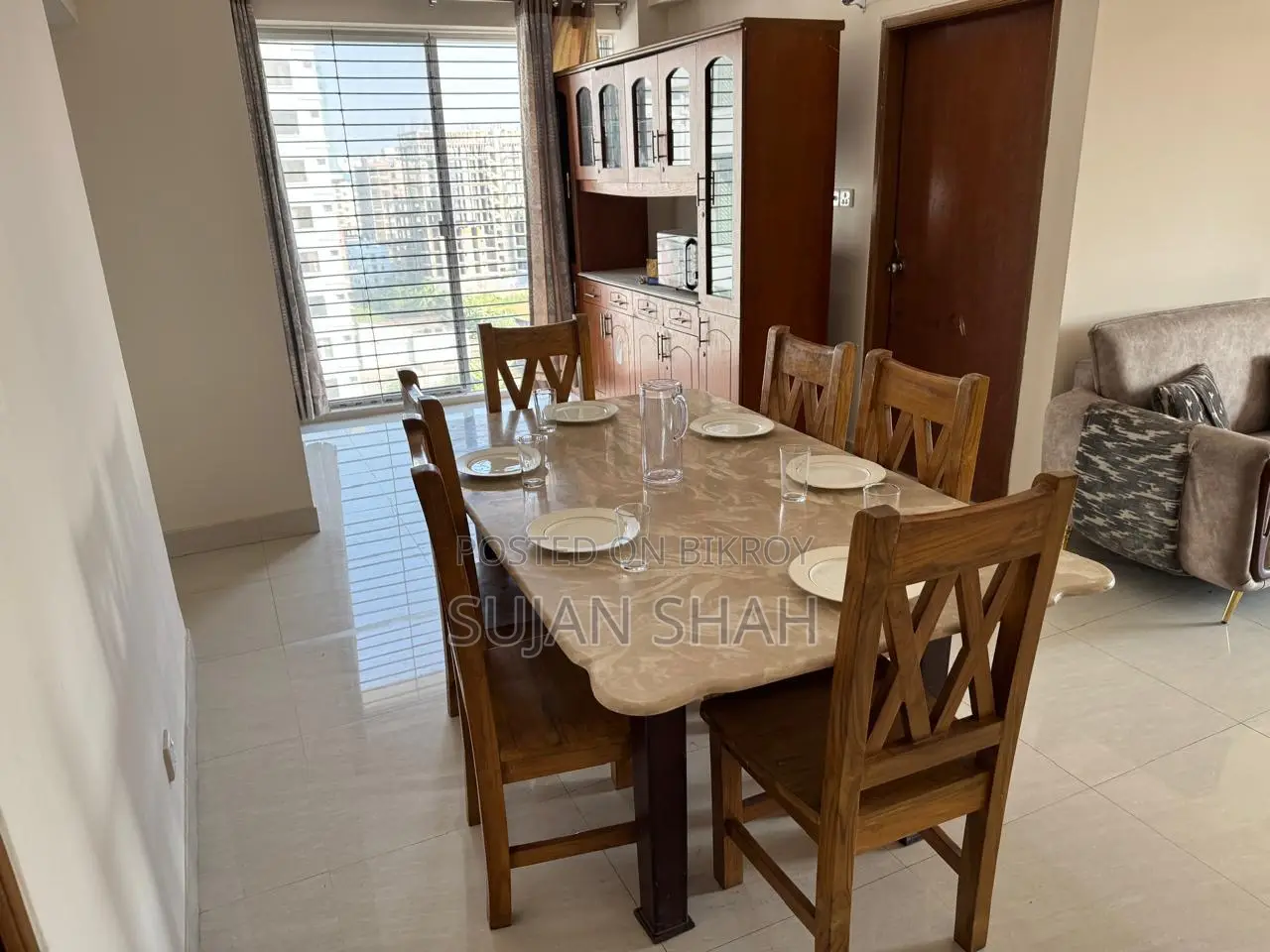Furnished flat for rent