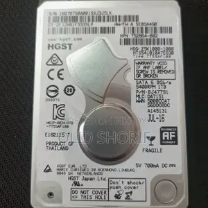 Hgst Hitachi 1TB Laptop HDD – Used (6 months)