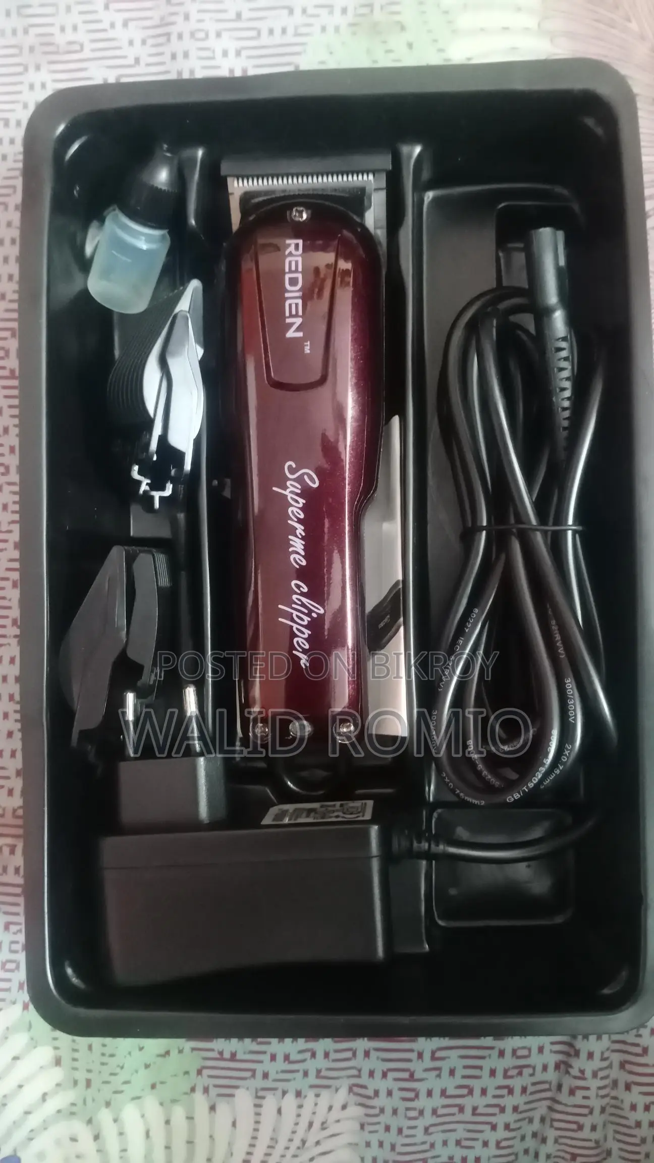 Redien Japan Cordless Magic Hair Clipper Rechargeable
