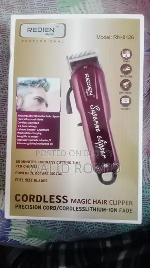 Redien Japan Cordless Magic Hair Clipper Rechargeable