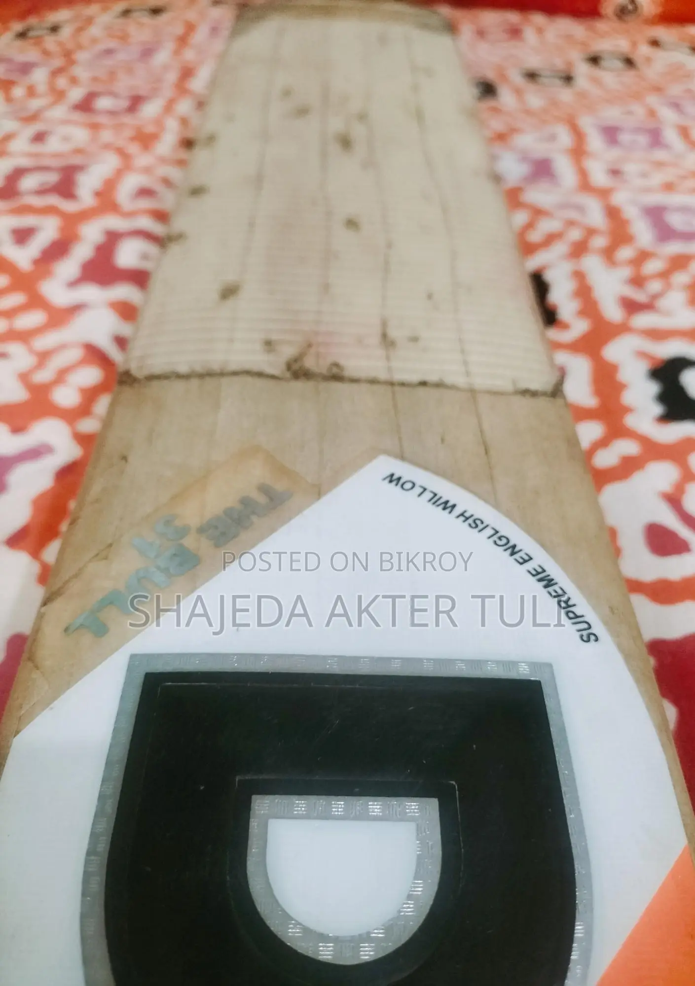 1st Grade English Willow Bat . Bought from India