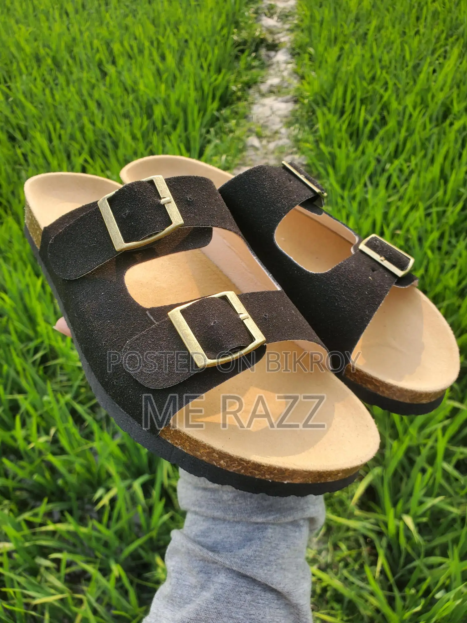 Birkenstock Men's Sandal | Suede Leather Imported from China