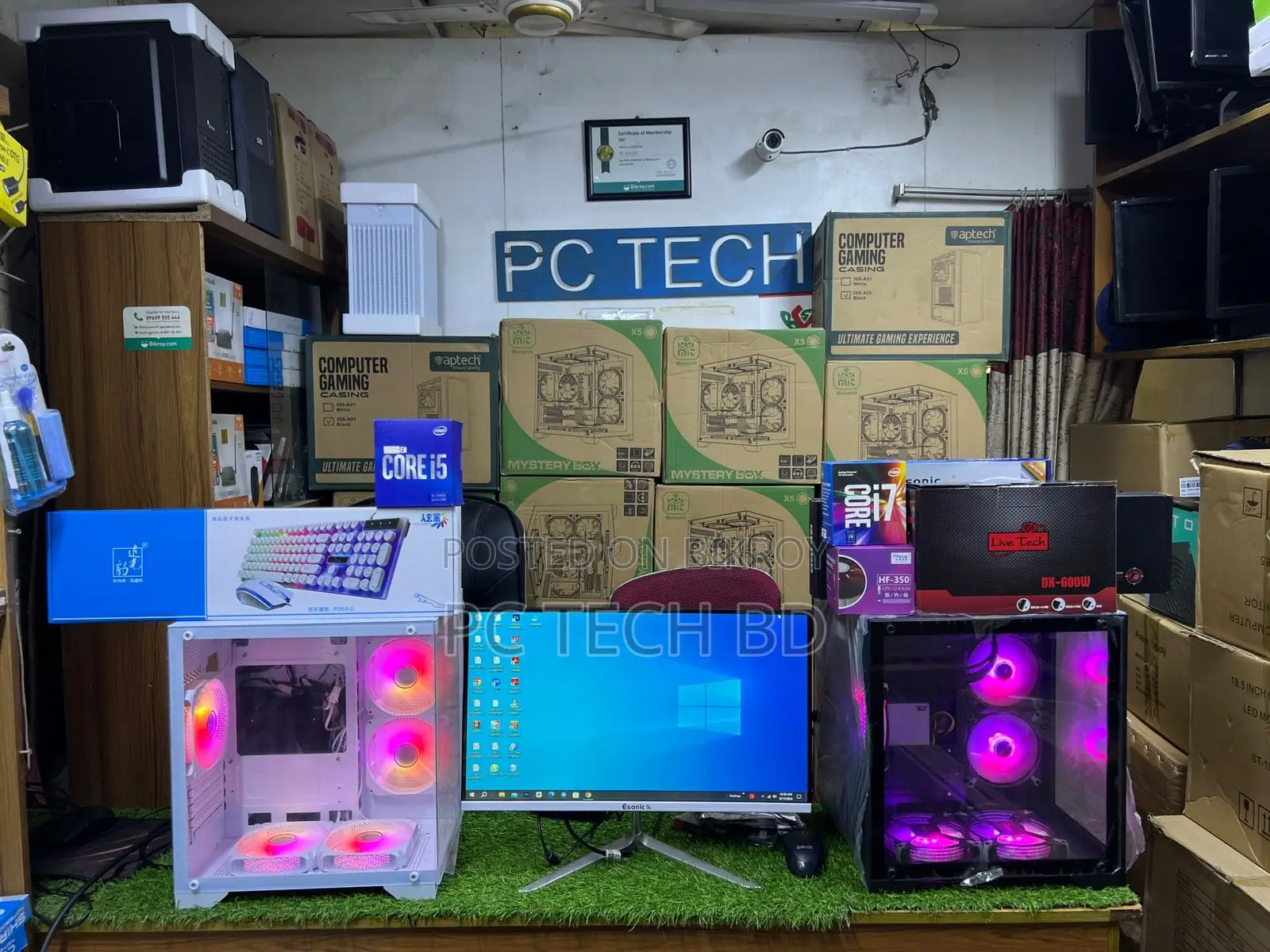 Gaming__9TH GEN__8GB RAM DDR-4__1000GB / 128GB__SSD & IPS 20"LED