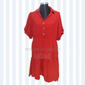 Tiered Shirt Dress