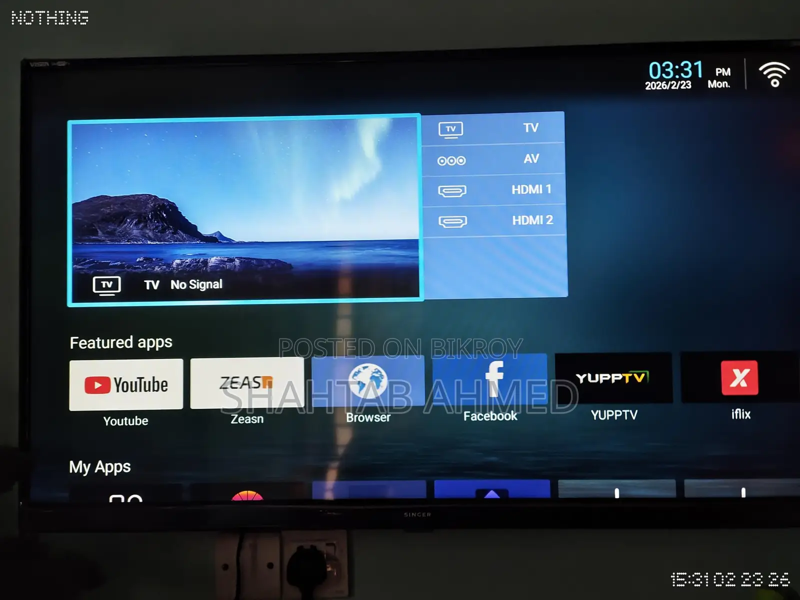 Singer Vista Smart TV 43 Inch