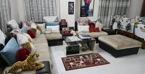 লিভিং রুমের জন্য এল-শেপ সোফা সেট