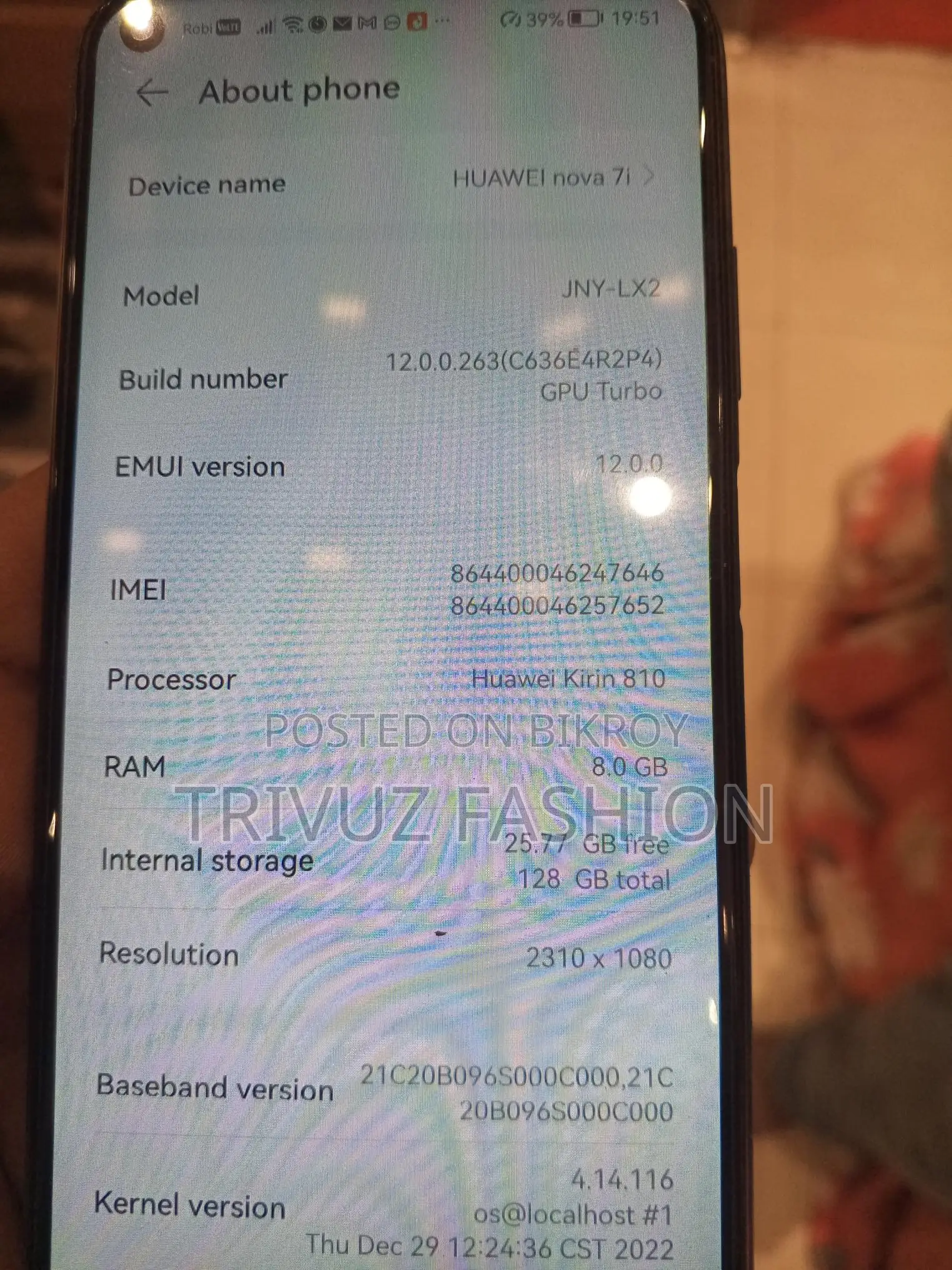 Huawei Nova 7i (Used)
