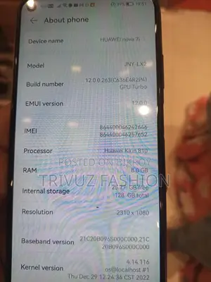 Huawei Nova 7i (Used)