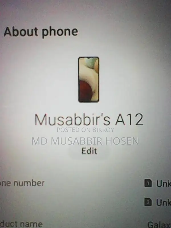 Samsung Galaxy A12 (Used)