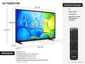 স্যামসাং ৪৩" F6000 FHD স্মার্ট এলইডি টিভি ২০২৫, ৩ বছরের অফিসিয়াল ওয়ারেন্টিসহ