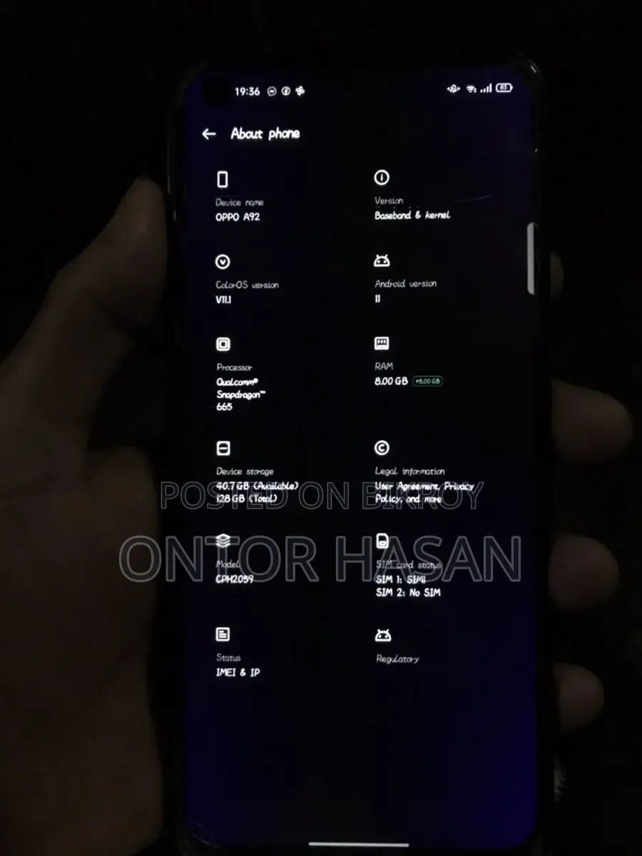 OPPO A92 (Used)