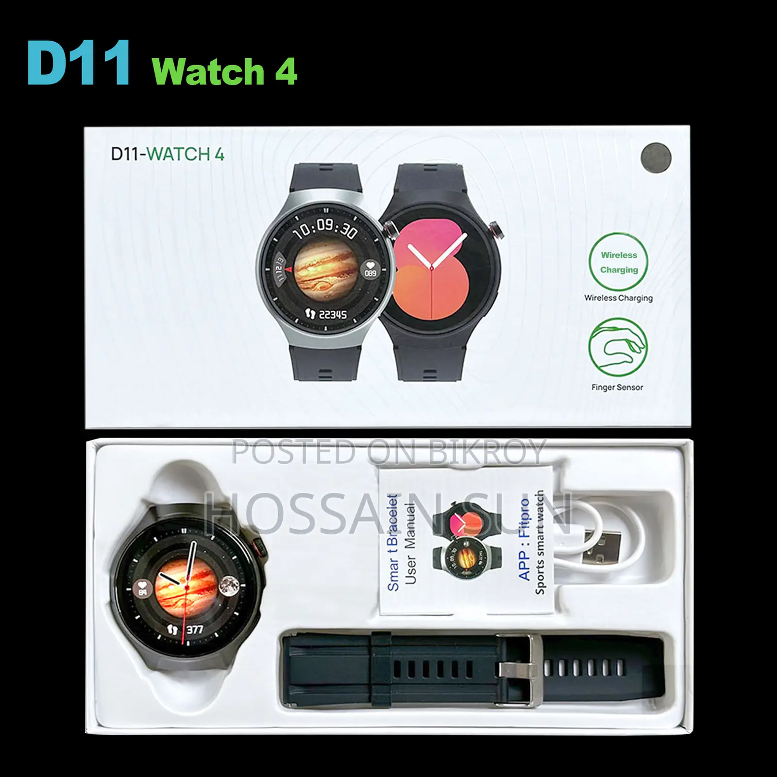 D11 Watch 4 Smartwatch