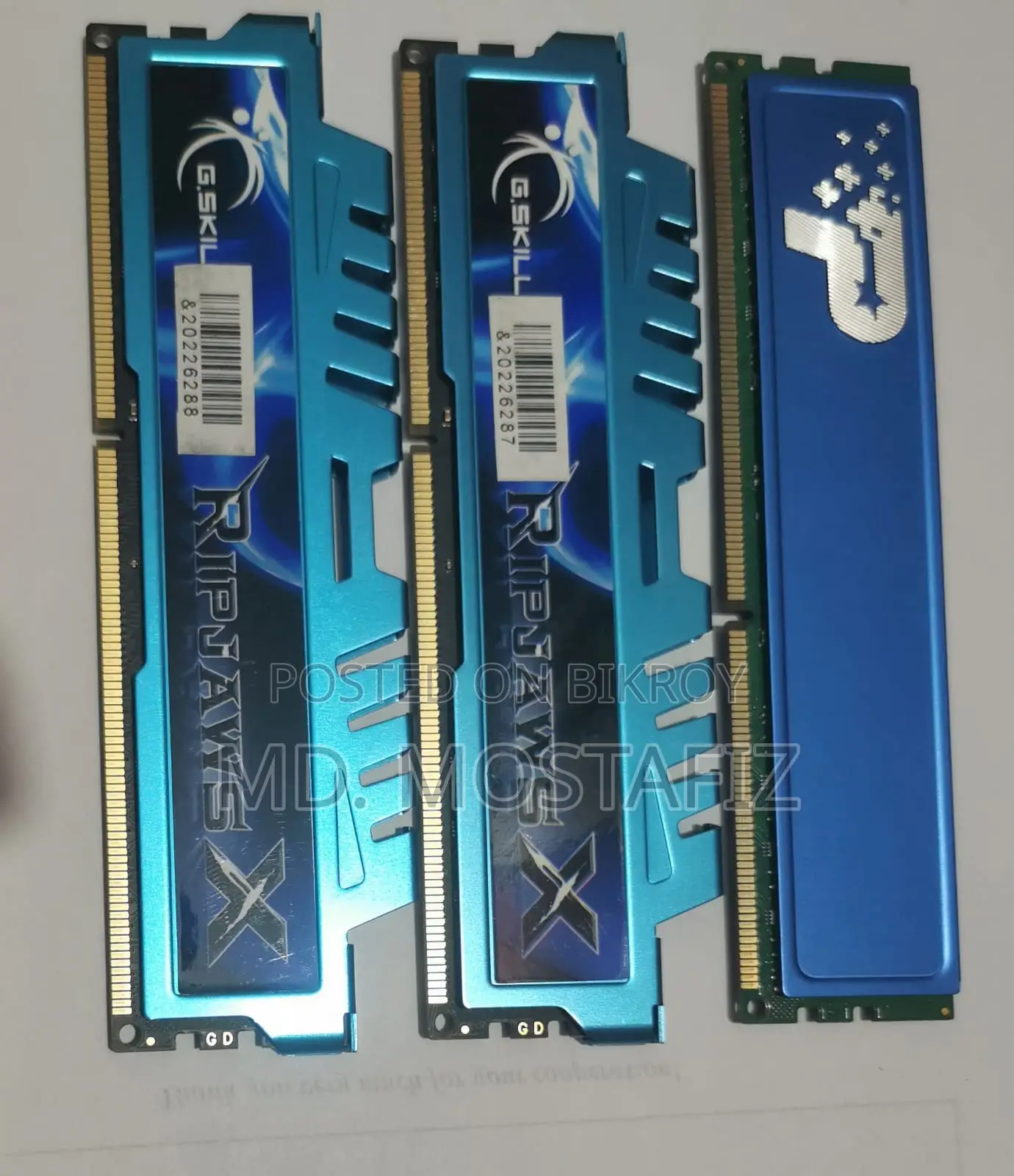 G.skill Ripjawsx 8gb Ddr3 Gaming Ram