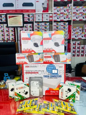 Hikvision Colorvu Two Way Talk 4 Camera Package 24/7