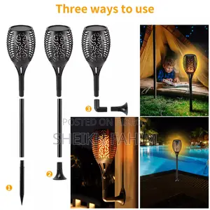 Get 2 Solar Garden Decoration Lights or Home Torches