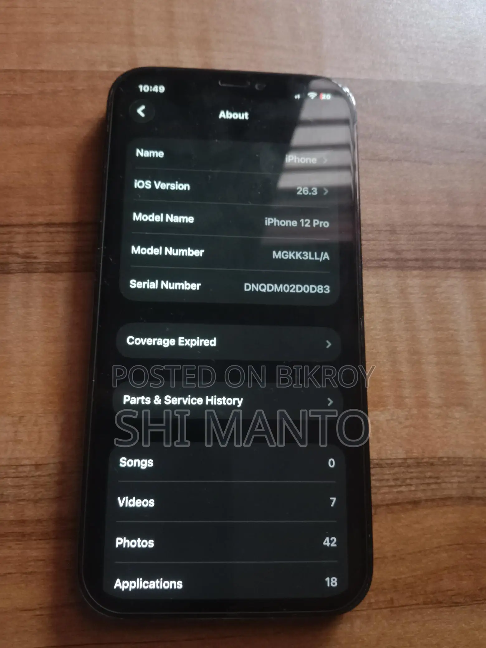 Apple iPhone 12 Pro USA Variant (Used)
