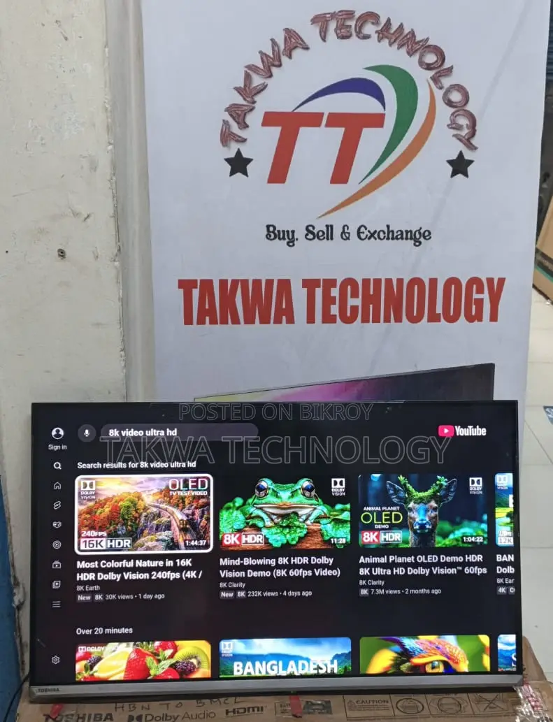 Toshiba 32-inch Android Frameless TV with Voice Control