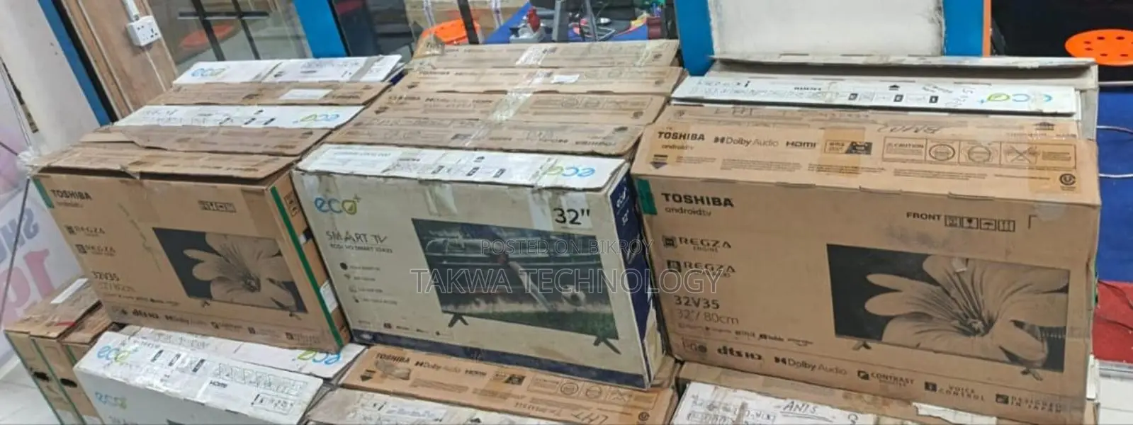 Toshiba 32-inch Android Frameless TV with Voice Control