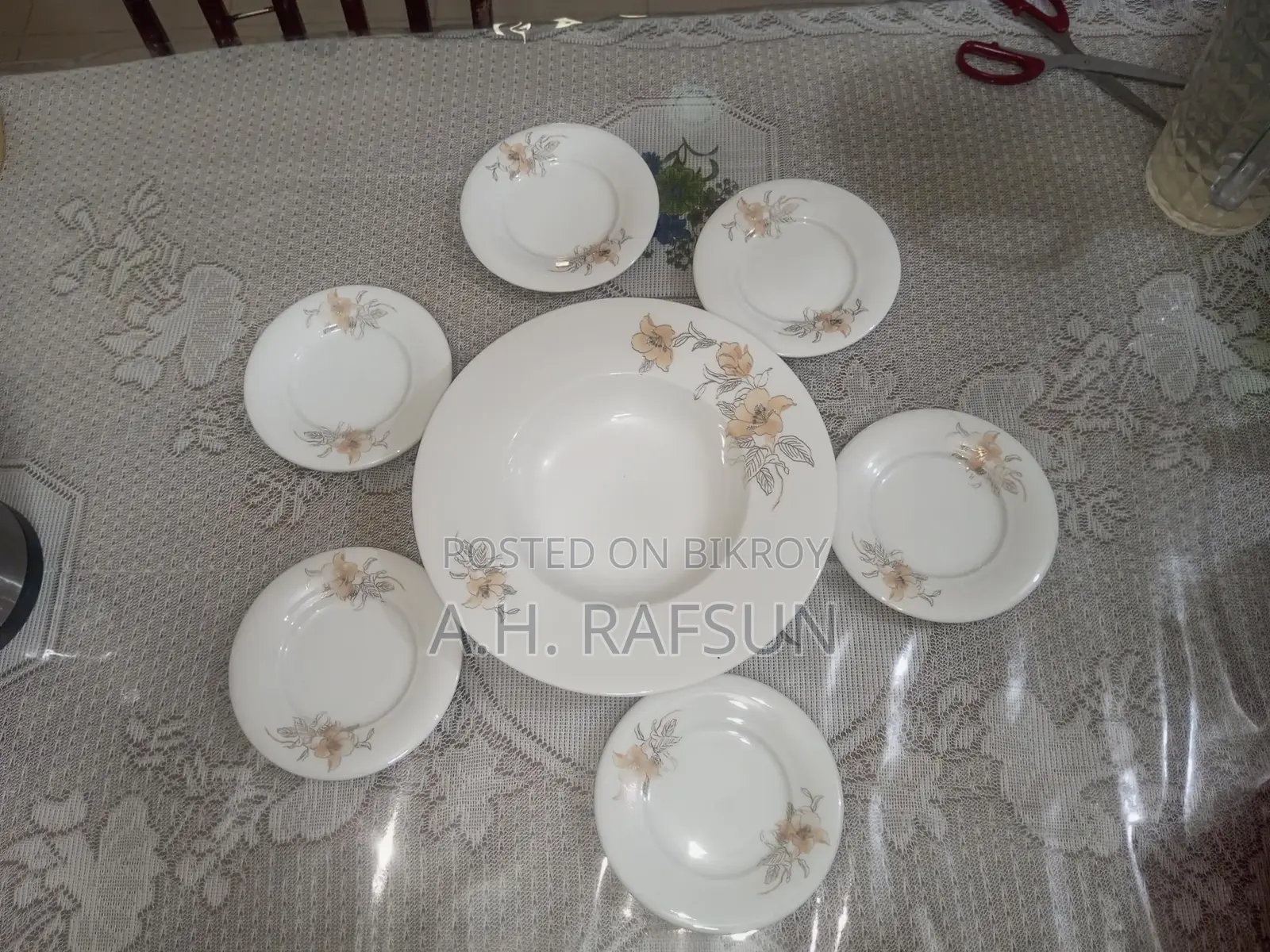 7 Piece Ceramic Dinner Set Premium Quality