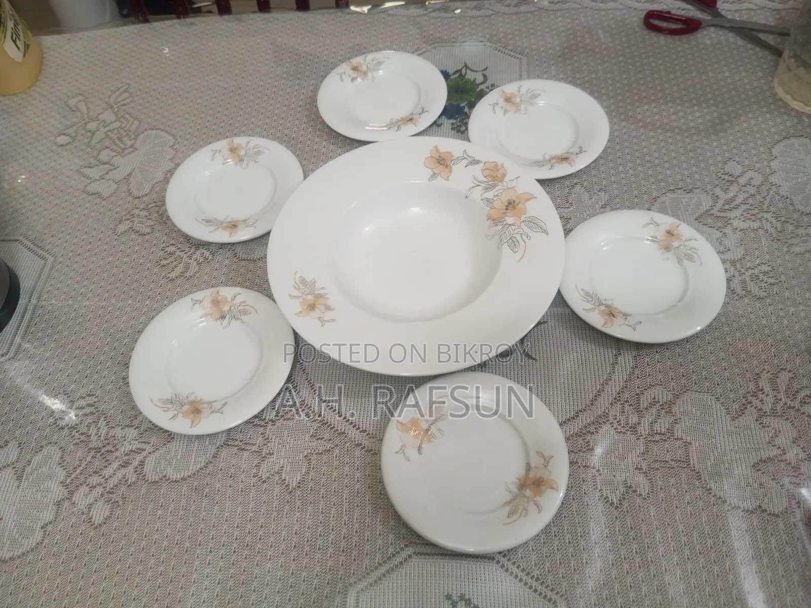 7 Piece Ceramic Dinner Set Premium Quality