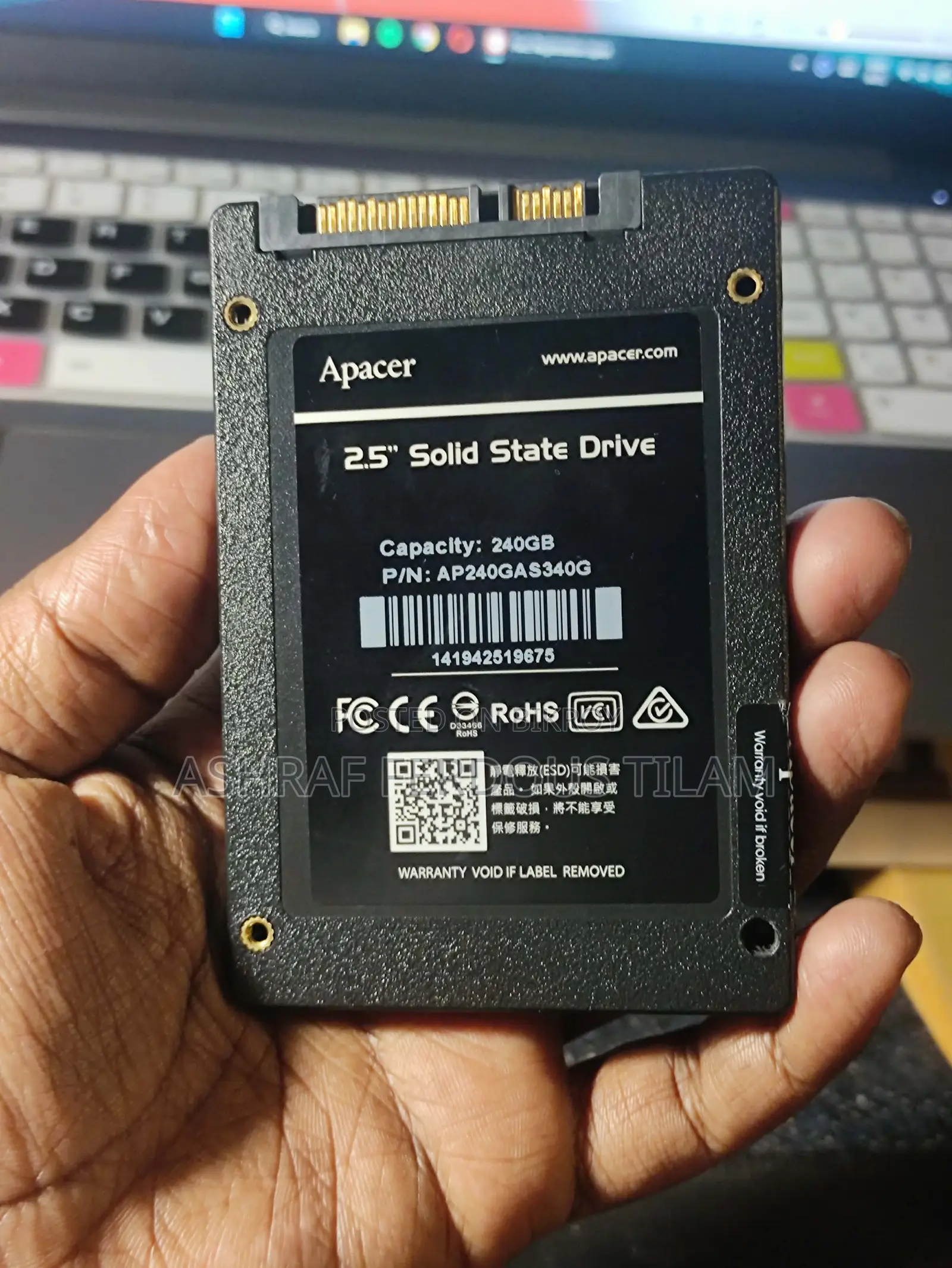 Apacer AS340 Panther 240GB 2.5 Inch SATAIII SSD