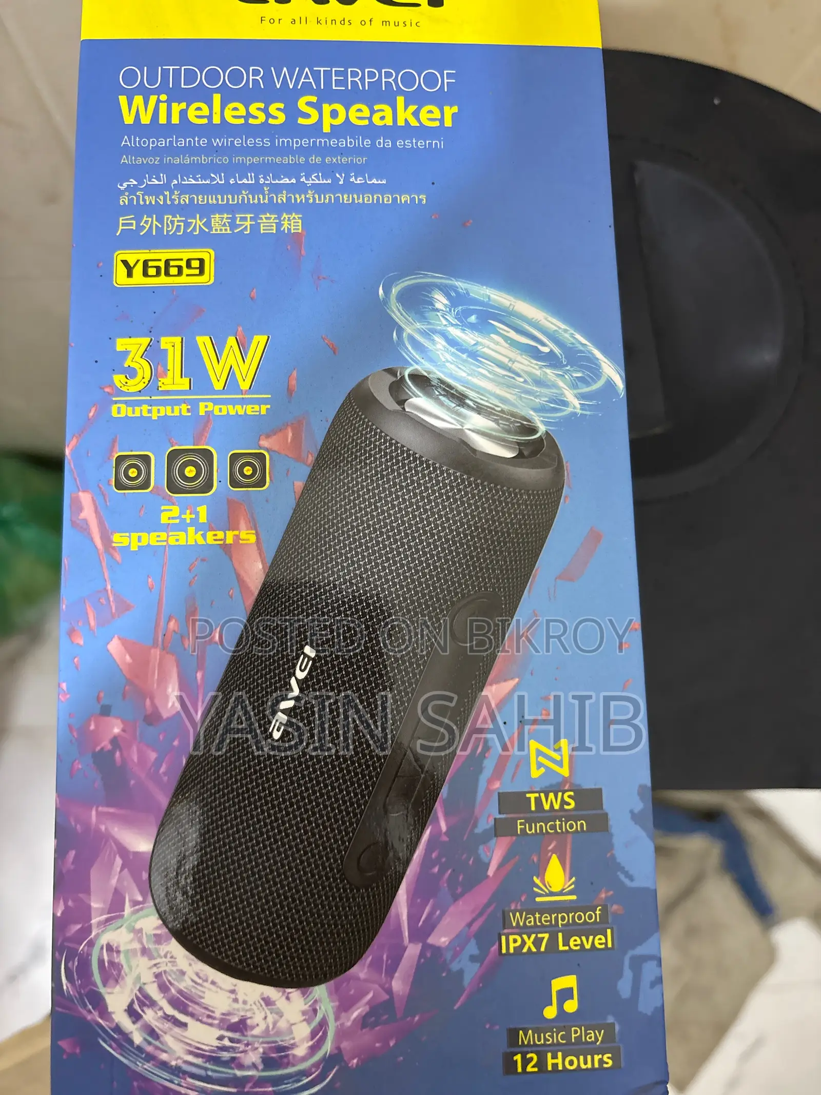 Awei Y669 Speaker