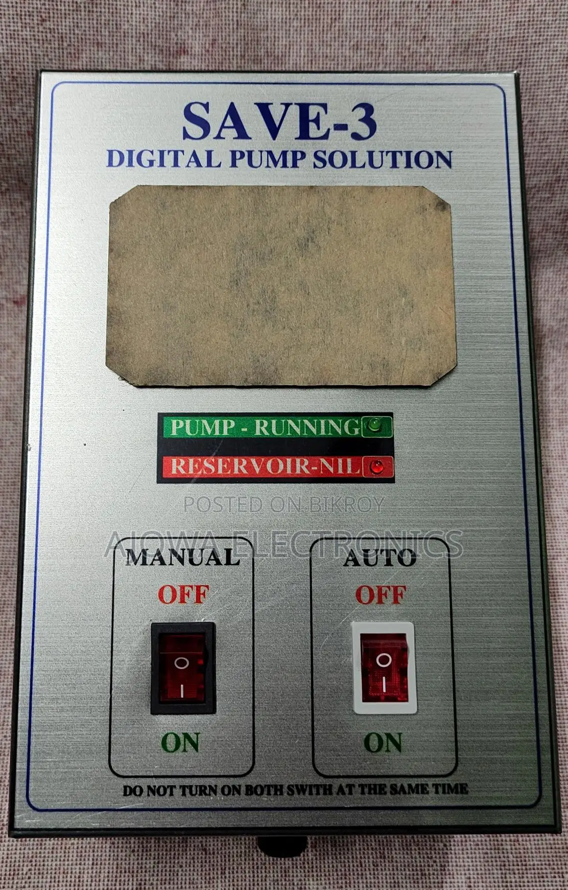 Automatic Water Level Controller and Pump