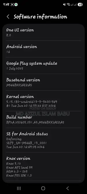 Samsung Galaxy M54 (Used)