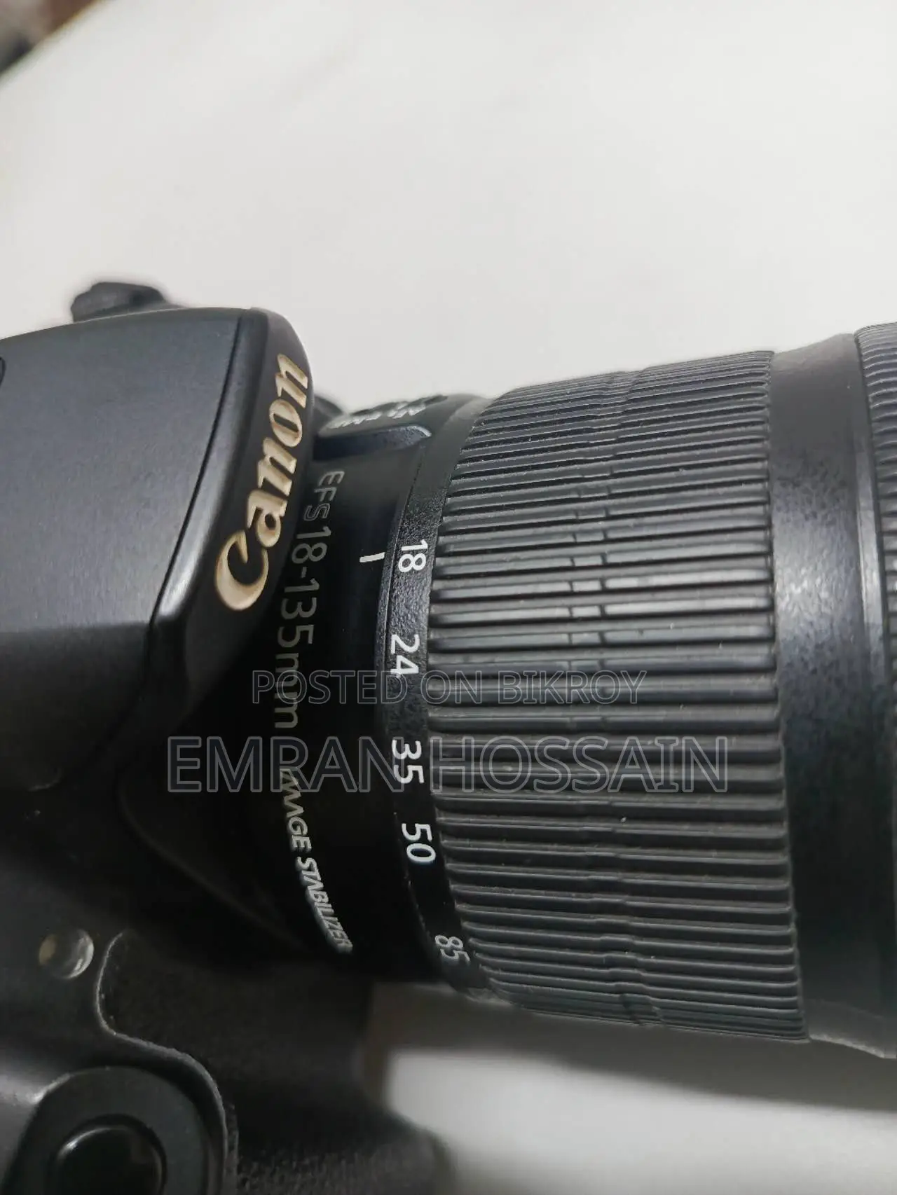 Canon 700D With 18-135 STM Lens 2 Battery, SD Card, Data Cable
