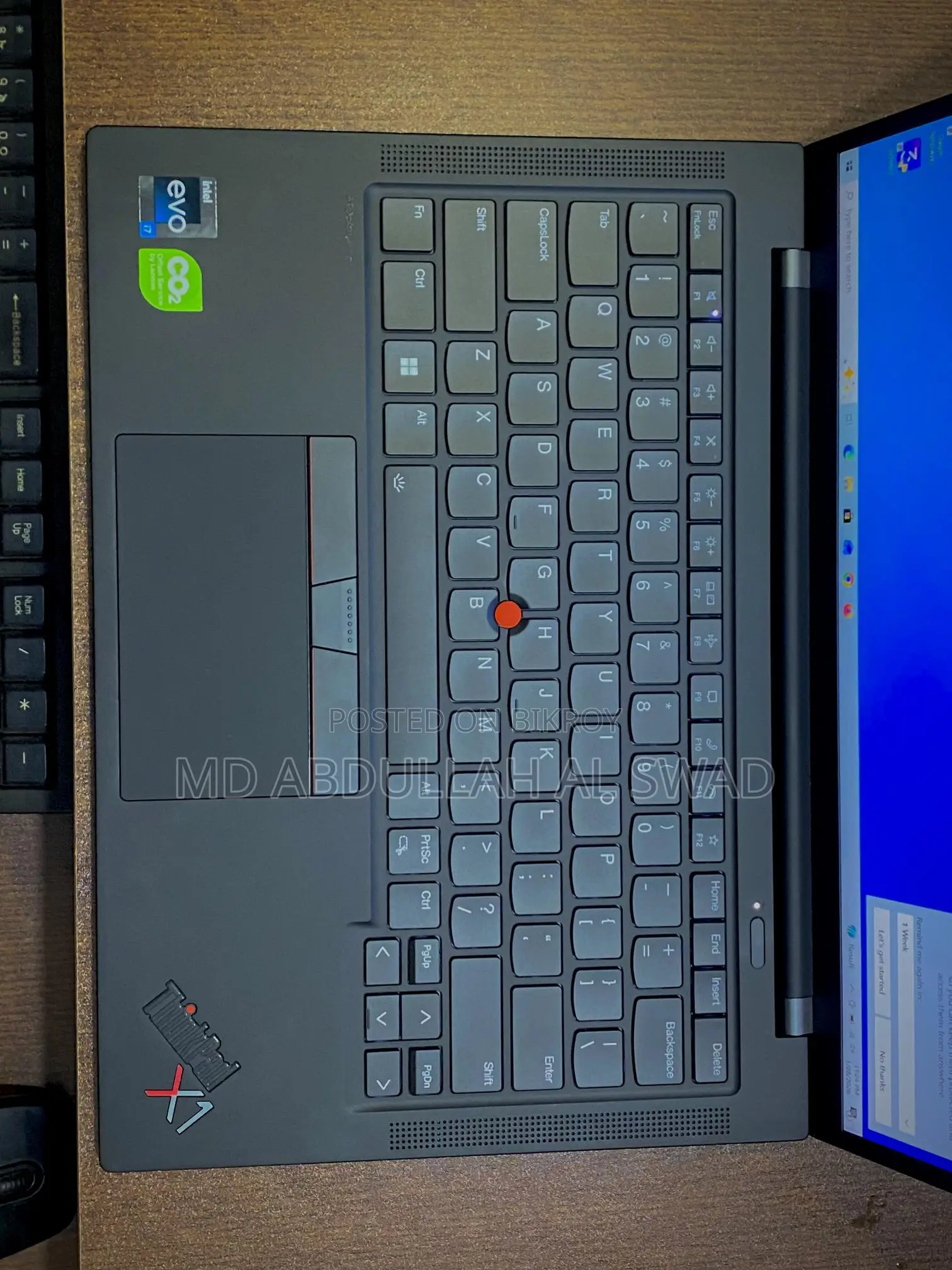 Lenevo Thinkpad X1 Core I7