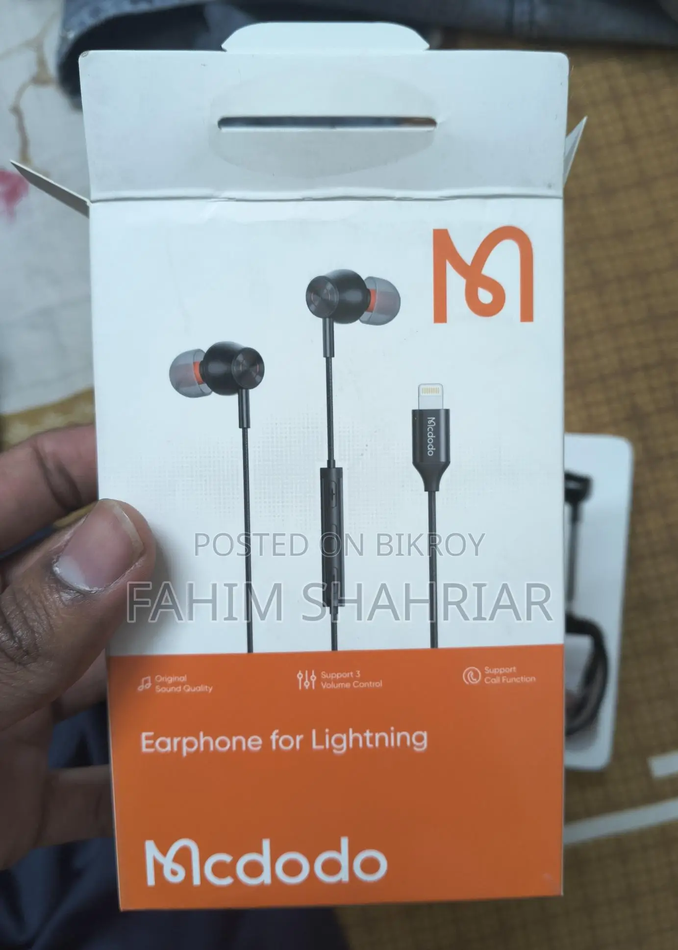 Mcdodo ইয়ারফোন (Lightning)
