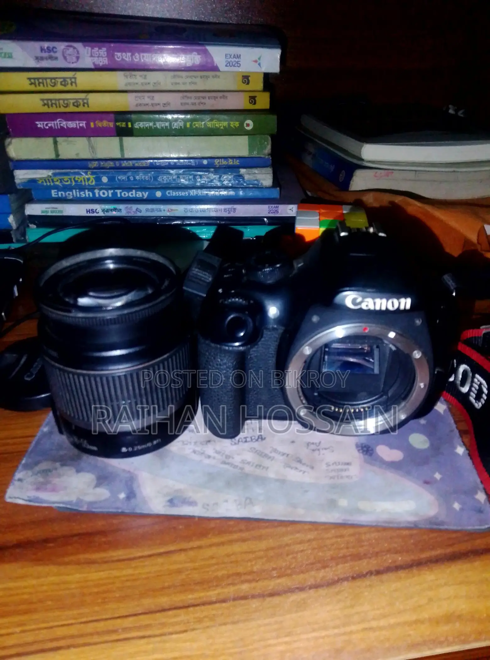Canon brand Model 1200d with kit lens