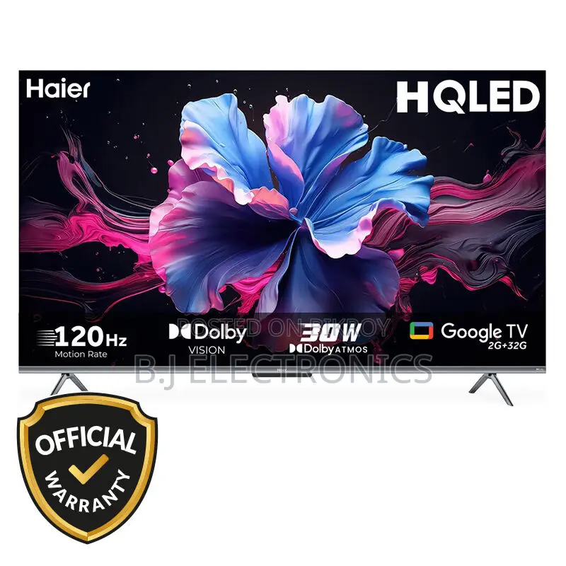 Haier 55 Inch Bezel-less HQLED 4K UHD Google TV in Chittagong - Official