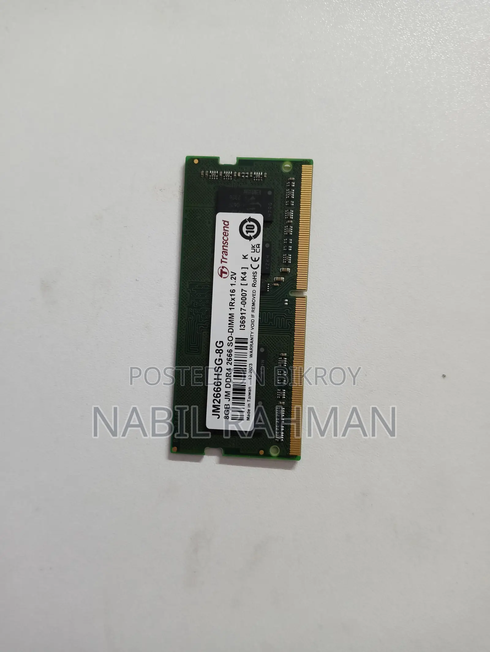 Transcend 8 GB DDR4