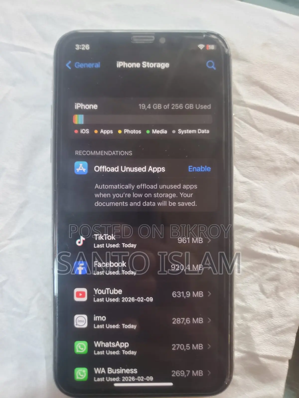 Apple iPhone X (Used)