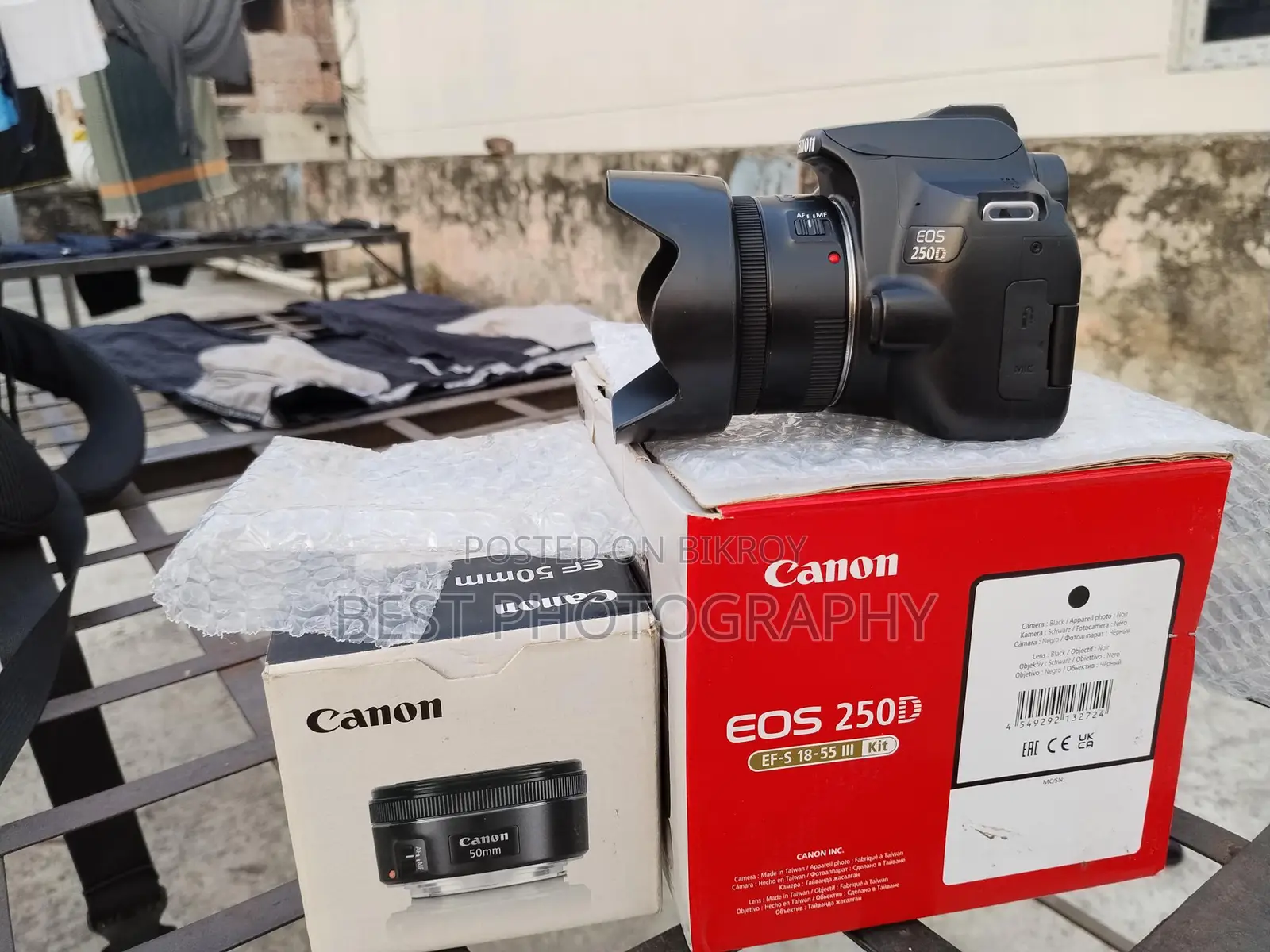 250d+50mm Prime Stm, Full Fresh Like New Conditions with Box