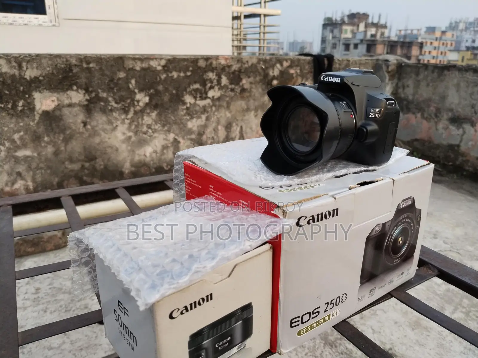 250d+50mm Prime Stm, Full Fresh Like New Conditions with Box
