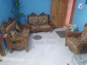 Genuine Teak Wood 2+2+1 Sofa Set